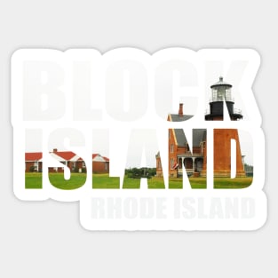 Block Island Gifts - South Lighthouse Sticker